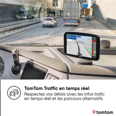 GPS poids lourd - TOM TOM - GO Expert Plus - Ecran HD 7 - Cartes