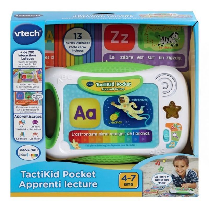 Vtech Jouets Electroniques Educatifs TACTIKID POCKET APPRENTI'LECTURE