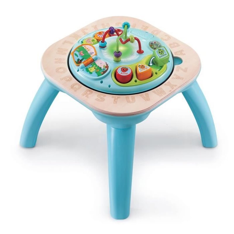 Image secondaire de Table d'activités évolutive Vtech Baby - Nature - Jouet en bois certifié FSC - 9 mois a 4 ans