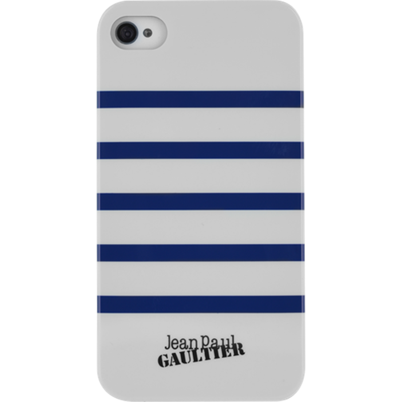 Coque Marinière blanche et bleue Jean-Paul Gaultier pour iPhone 5C