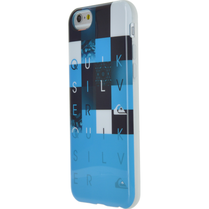 Image secondaire de Coque semi-rigide quadrillage bleu Quiksilver pour iPhone 6/6S