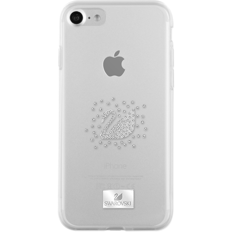 Coque Swarovski motif cygne en cristaux Swarovski pour iPhone SE (2020)