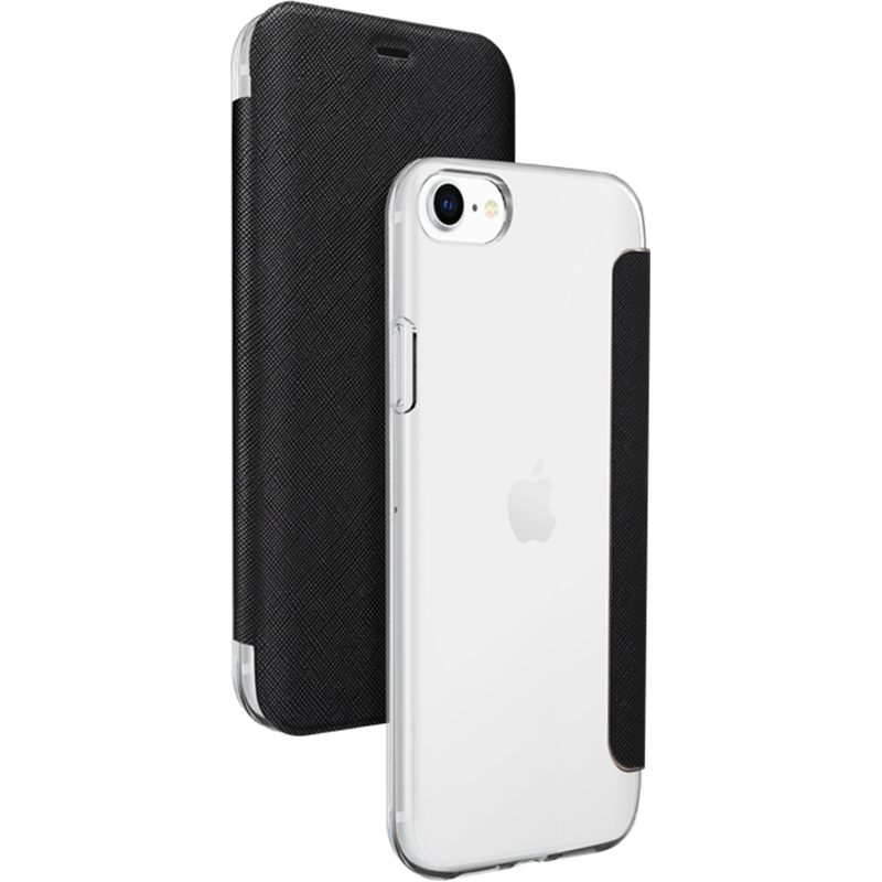 Folio Apple iPhone 7/8/SE/SE22 dos crystal Noir Bigben