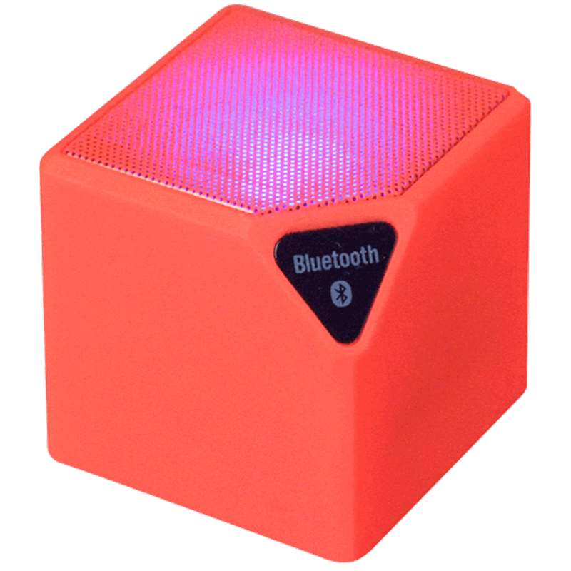 Image secondaire de Mini enceinte lumineuse Bluetooth Bigben rouge