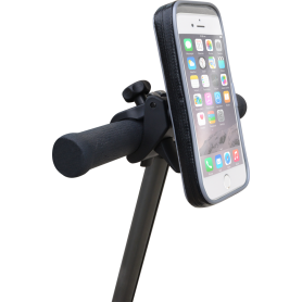 Support vélo Bigben noir rotatif 360° pour smartphones de 3.5 à 5.5 po