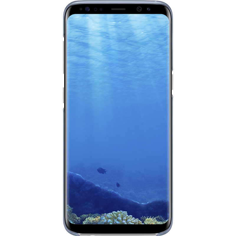 Image secondaire de la coque souple Samsung EF-QG950CL bleue transparente pour Samsung Galaxy