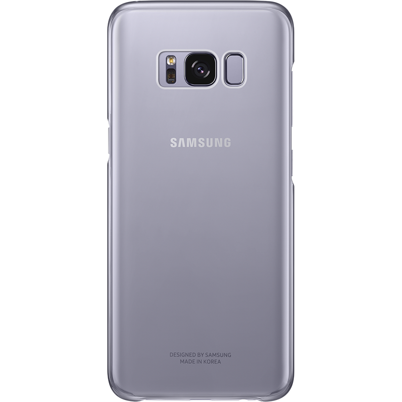 Coque souple Samsung EF-QG950CV lavande transparente pour Samsung Gala