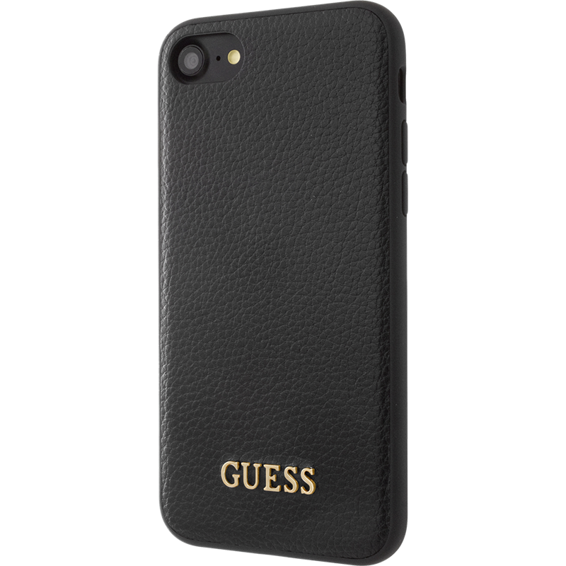 Coque rigide Guess Iridescent noire pour iPhone 6/6S/7/8