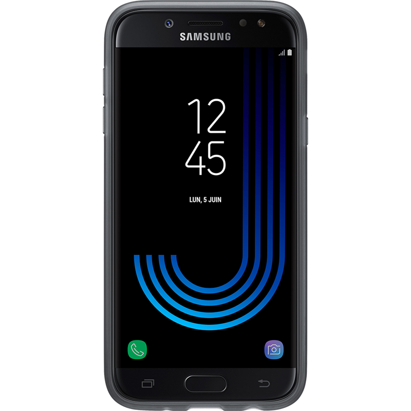 Image secondaire de la coque semi-rigide Samsung EF-AJ730TB noire pour Galaxy J7 J730 2017 