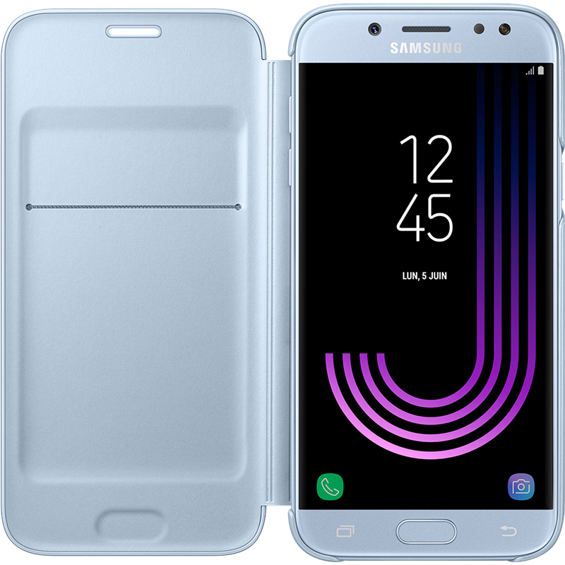 Image secondaire de Etui à rabat Samsung EF-WJ530CL bleu clair pour Galaxy J5 J530 2017