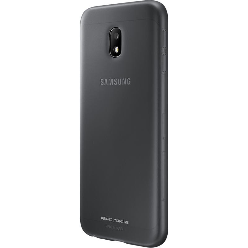 Image secondaire de Coque semi-rigide Samsung EF-AJ330TB noire translucide pour Galaxy J3 