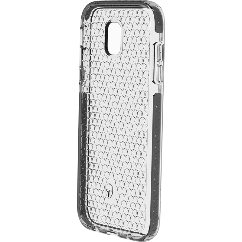 Coque Renforcée Samsung G J5 2017 LIFE Contour Gris - Garantie à vie F