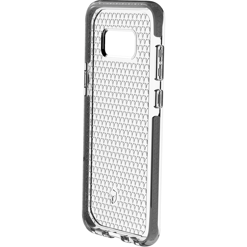 Coque Renforcée Samsung G S8 + LIFE Contour Argent - Garantie à vie Fo