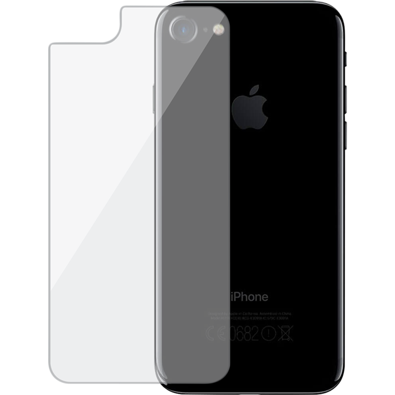 Verre trempé transparent arrière pour iPhone 8