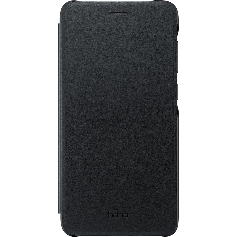 Etui à rabat noir pour Honor 6C Pro