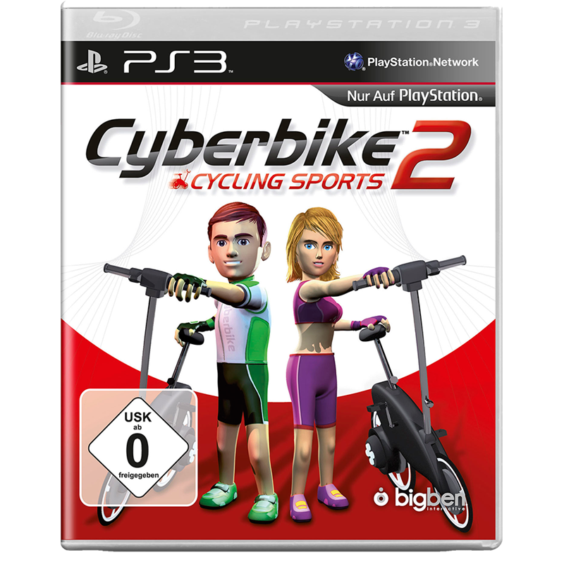 Jeu vidéo CYBERBIKE 2 + Vélo d'appartement noir pour PlayStation 3