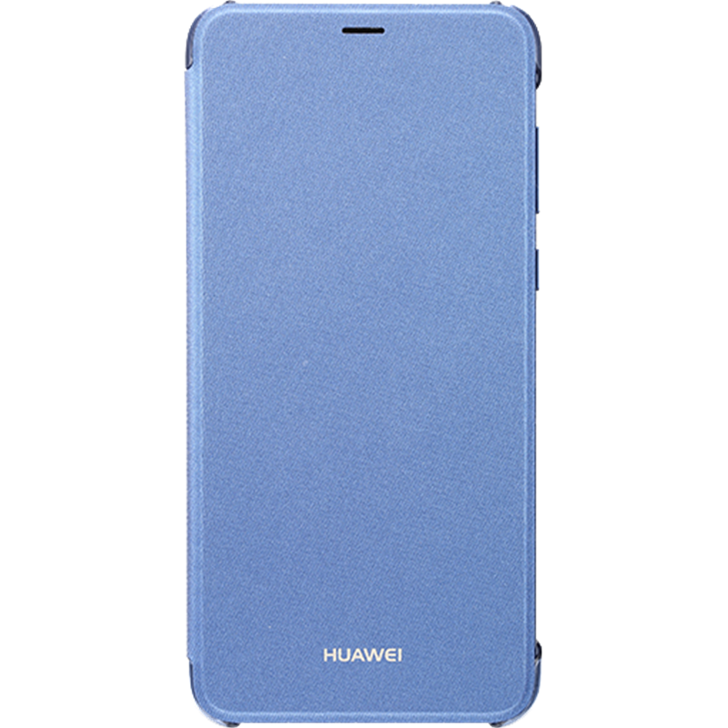 Etui folio Huawei bleu pour P Smart