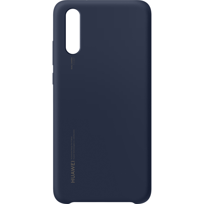 Coque semi-rigide bleue foncée Huawei pour P20 