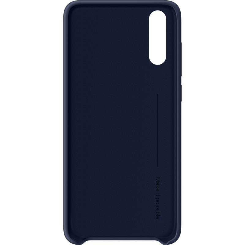 Image secondaire de Coque semi-rigide bleue foncée Huawei pour P20 