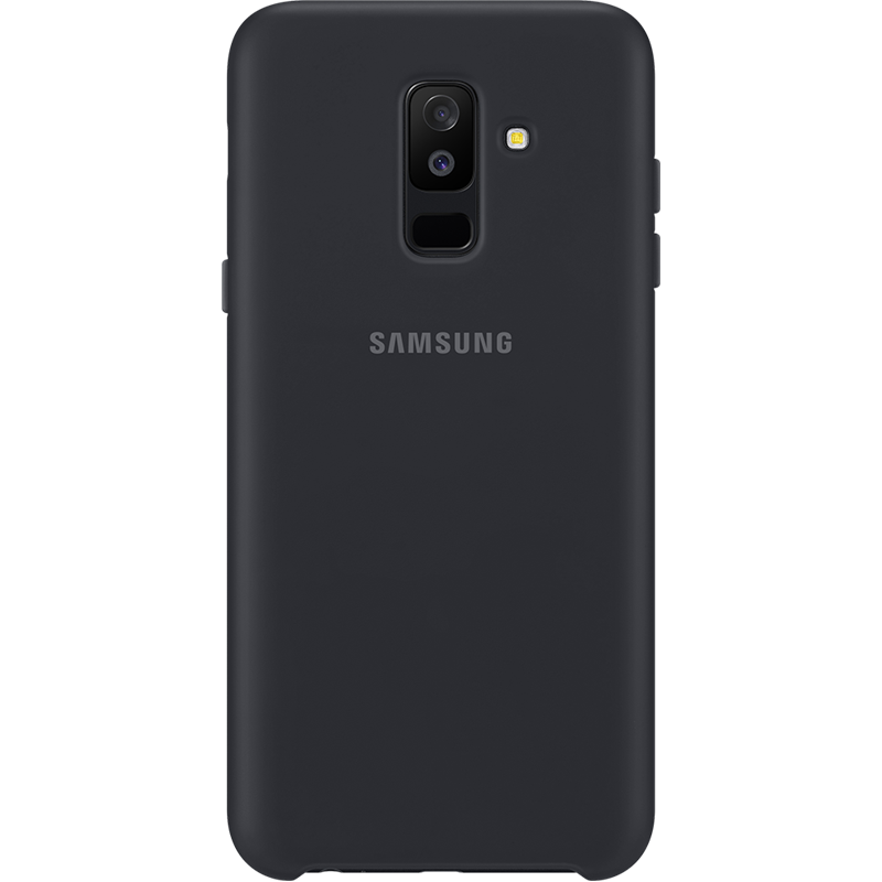 Coque rigide Samsung EF-PA605CB noire pour Galaxy A6+ A605 2018