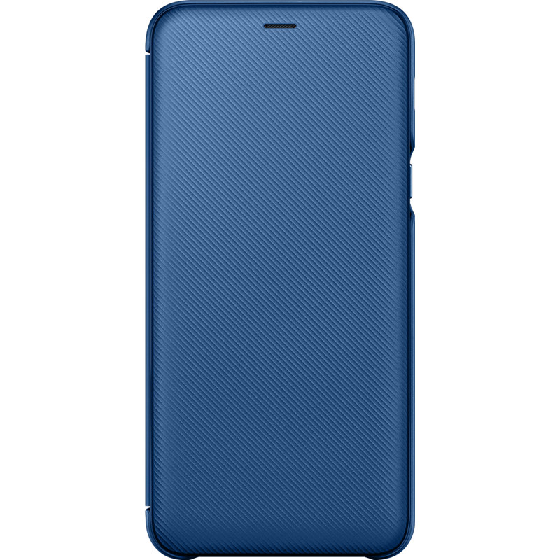 Etui à rabat Samsung EF-WA605CL bleu pour Galaxy A6+ A605 2018