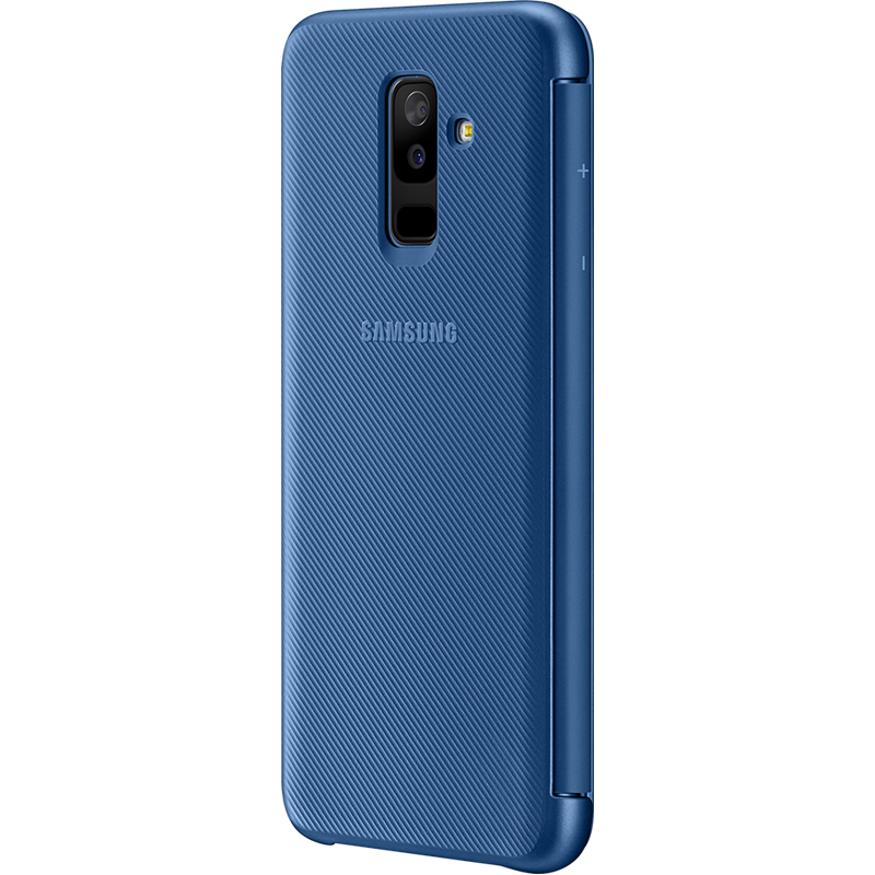 Image secondaire de Etui à rabat Samsung EF-WA605CL bleu pour Galaxy A6+ A605 2018