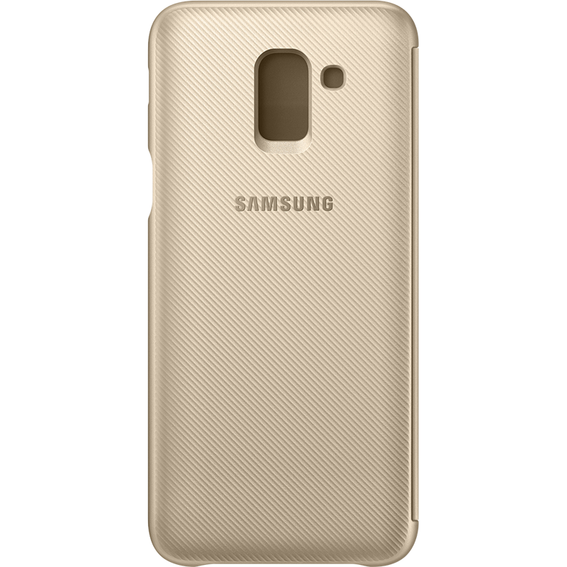 Image secondaire de Etui à rabat Samsung EF-WJ600CF doré pour Galaxy J6 J600 2018