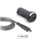 Chargeur voiture 2.4A IC Smart + Câble renforcé USB A/micro USB Garant