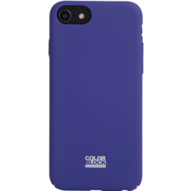 Coque rigide ultra violette Colorblock pour iPhone SE (2020)/8/7/6S/6