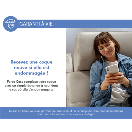 Protège écran iPhone XR / 11 Plat Original - Garanti à vie Force Glass