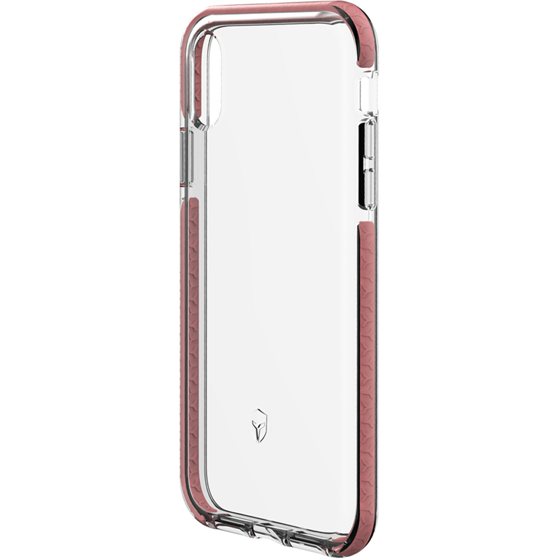 Coque Renforcée iPhone XR LIFE Contour Rose - Garantie à vie Force Cas