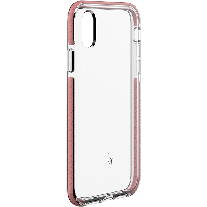 Image secondaire de Coque Renforcée iPhone XR LIFE Contour Rose - Garantie à vie Force Cas