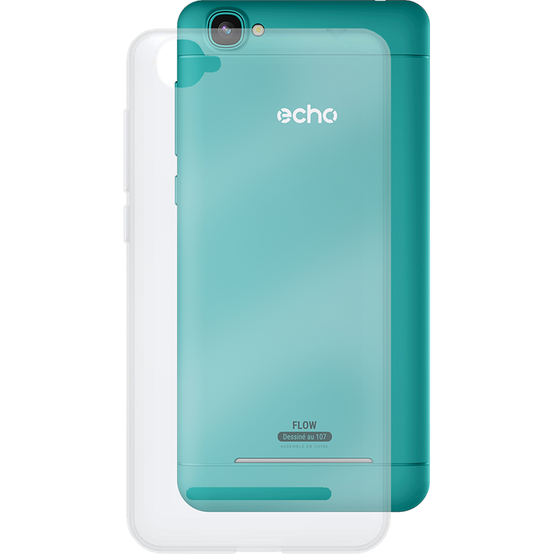 Coque rigide transparente Echo pour Echo Flow