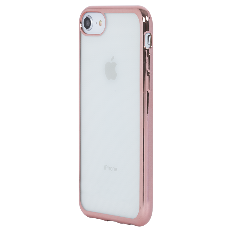 Image secondaire de Coque Contour métal Contour Or Rose pour iPhone 6/7/8/SE20 Bigben