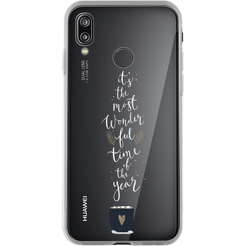 Coque rigide Wonderful time pour Huawei P20 Lite 