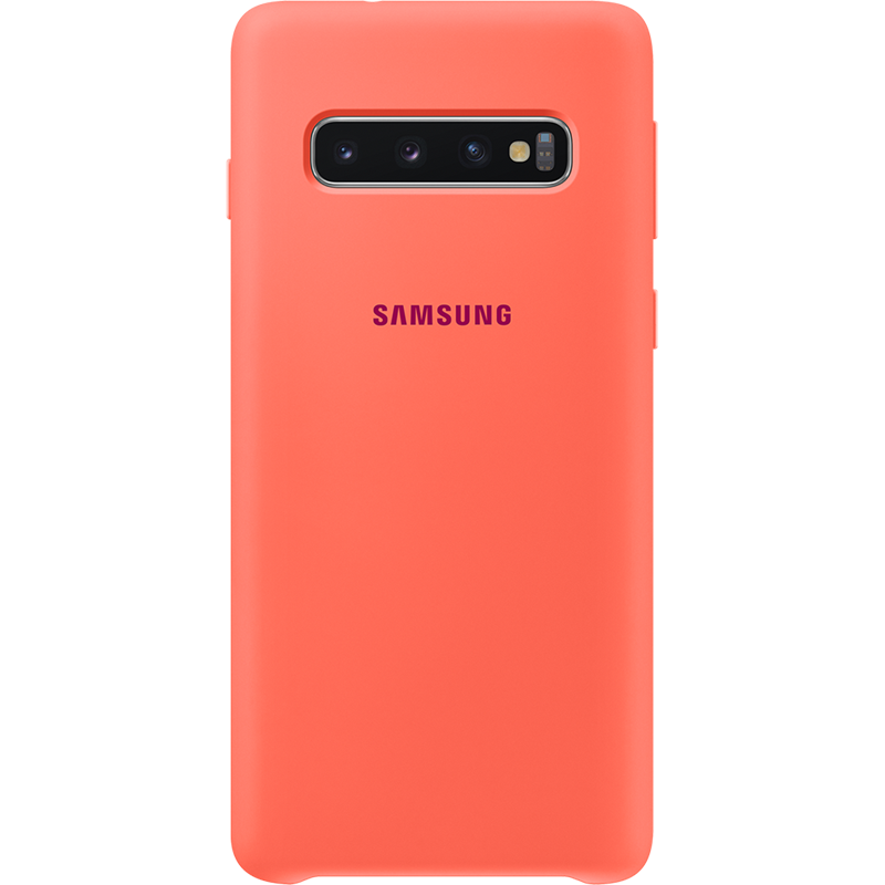 Coque semi-rigide rose Samsung EF-PG973TH pour Galaxy S10 G973