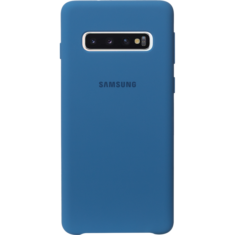 Coque semi-rigide bleue Samsung EF-PG973TL pour Galaxy S10 G973