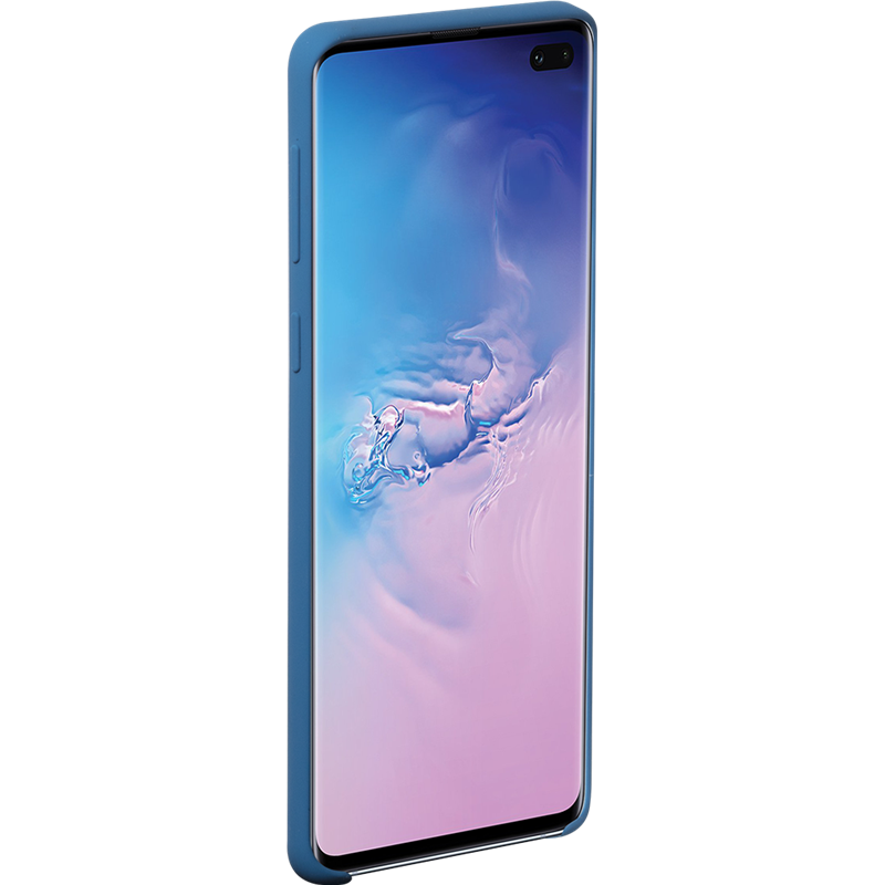 Image secondaire de Coque Silicone Ultra fine Bleue pour Samsung G S10 Plus Samsung