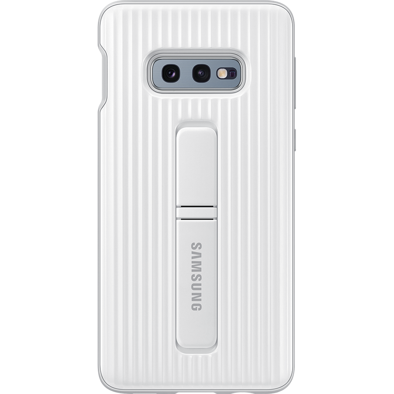 Coque Renforcée fonction Stand Blanche pour Samsung G S10E Samsung