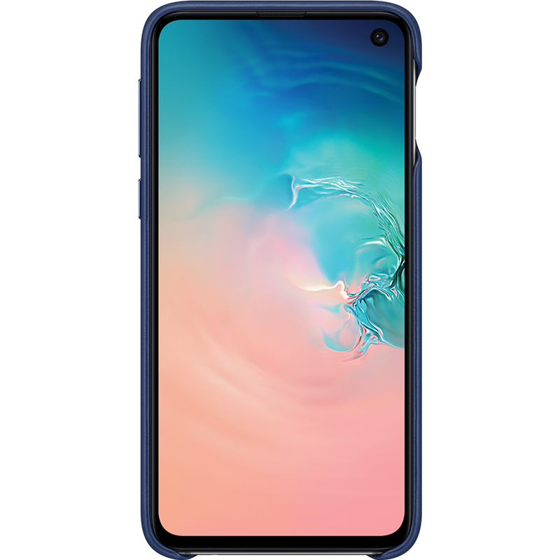 Image secondaire de Coque en Cuir pour Samsung G S10E Bleue marine Samsung