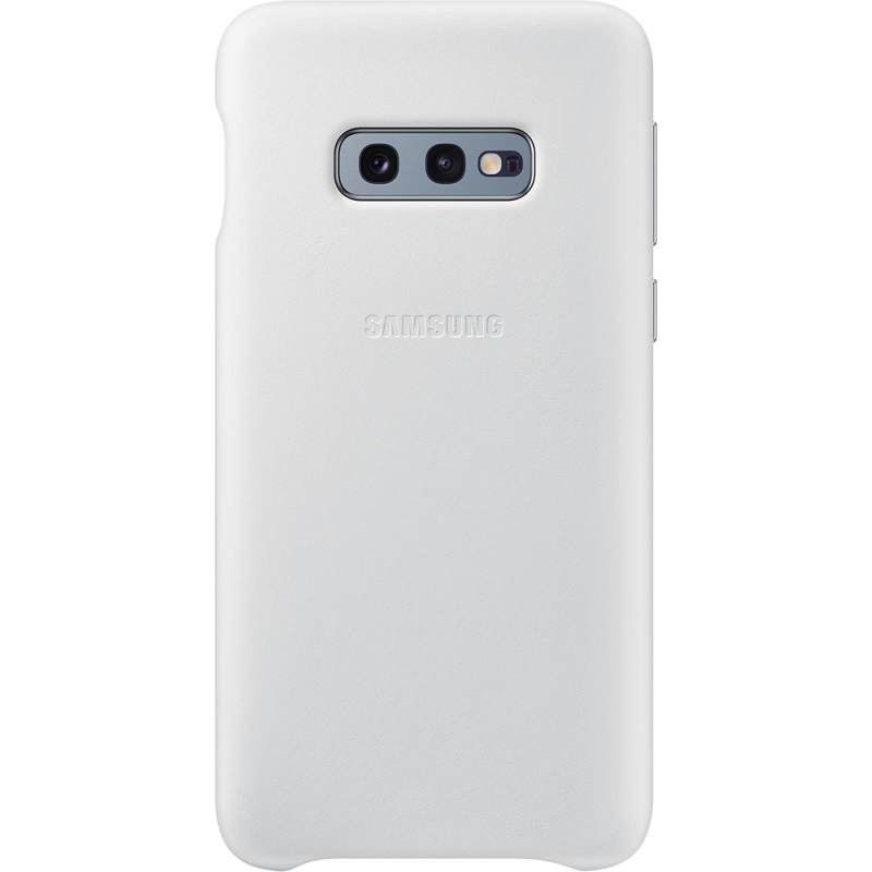 Coque rigide en cuir blanc Samsung EF-VG970LW pour Galaxy S10e G970