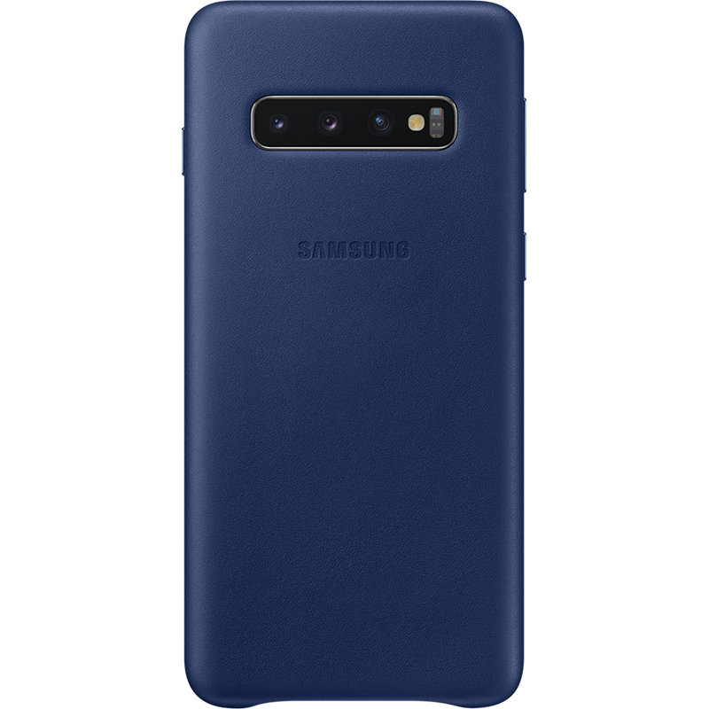 Coque en Cuir pour Samsung G S10 Bleue marine Samsung