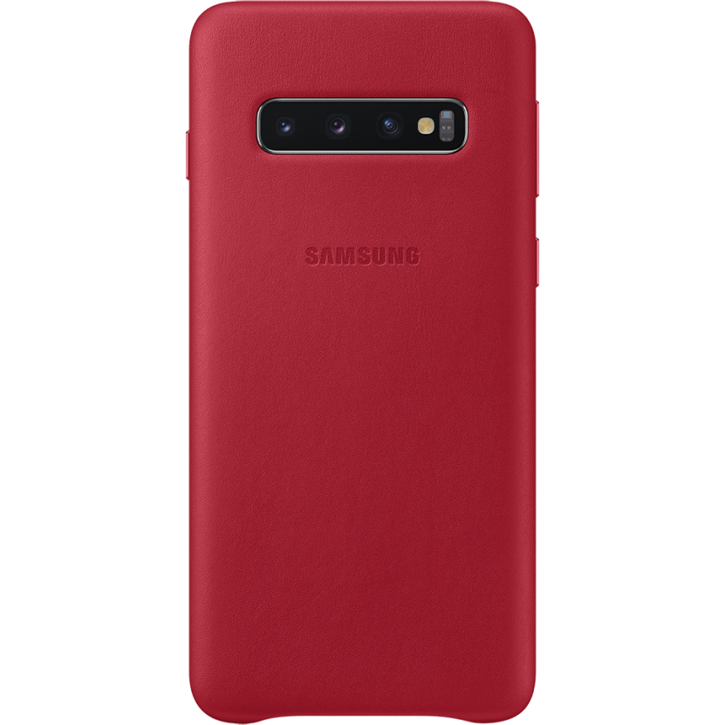 Coque en Cuir pour Samsung G S10 Bordeaux Samsung