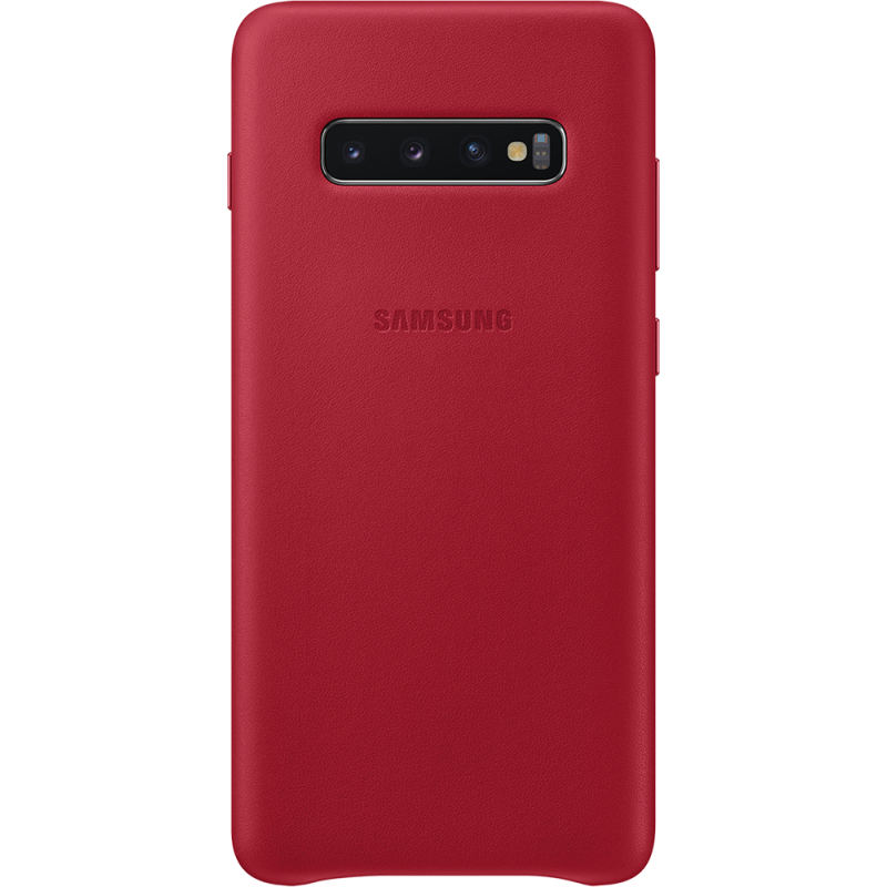 Coque en Cuir pour Samsung G S10 Plus Bordeaux Samsung