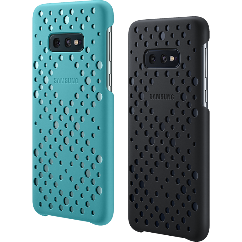 Image secondaire de Coque perforée Noire et verte pour Samsung G S10E Samsung