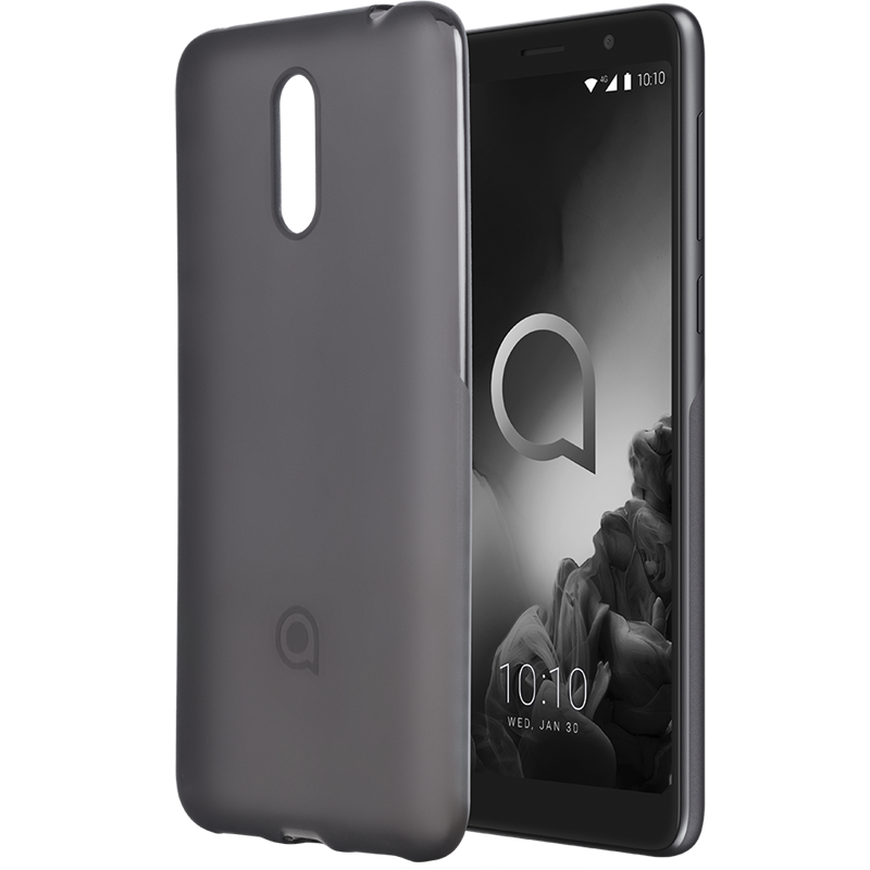 Coque semi-rigide gris fumé pour Alcatel 1X 2019 (5008)