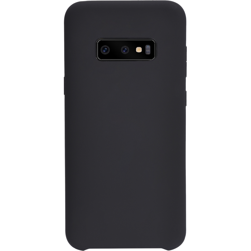 Coque Silicone SoftTouch Noire pour Samsung G S10E Bigben