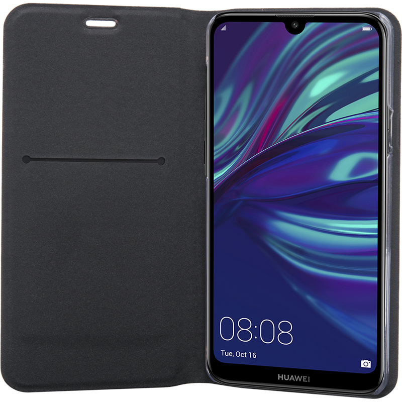 Image secondaire de Etui folio noir pour Huawei Y7 2019