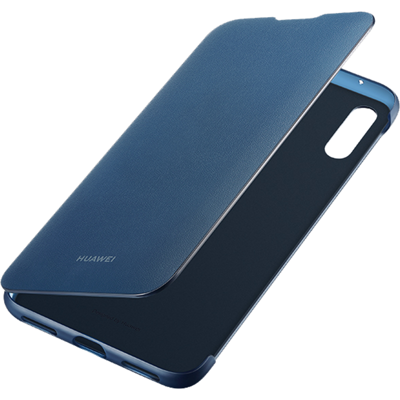 Image secondaire de Folio Wallet Flip Cover Bleu pour Huawei Y7 2019 Huawei