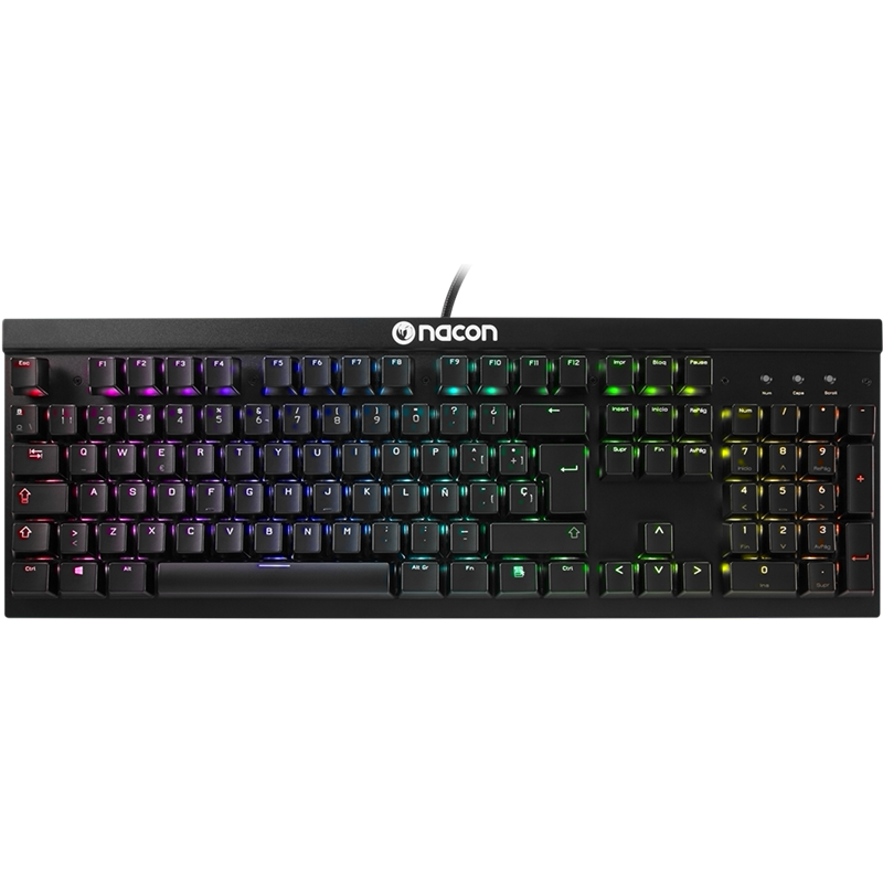 Clavier Gaming touches mécaniques-optiques Noir Nacon